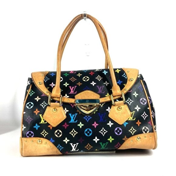 LOUIS VUITTON M40202 MonogramMulticolore BeverlyGM Hand Bag Tote Shoulder Bag - Picture 1 of 16